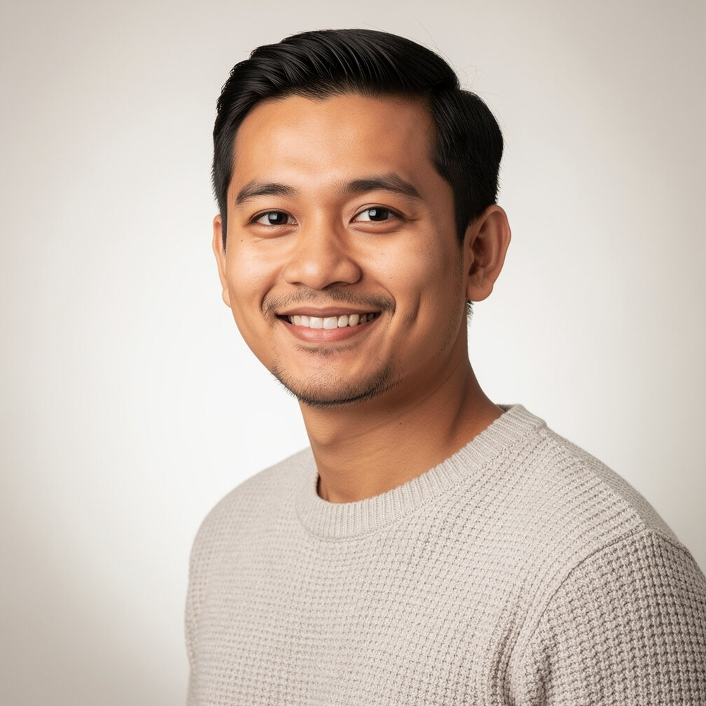 Portrait of a Malay Singaporean male mental health counselor
