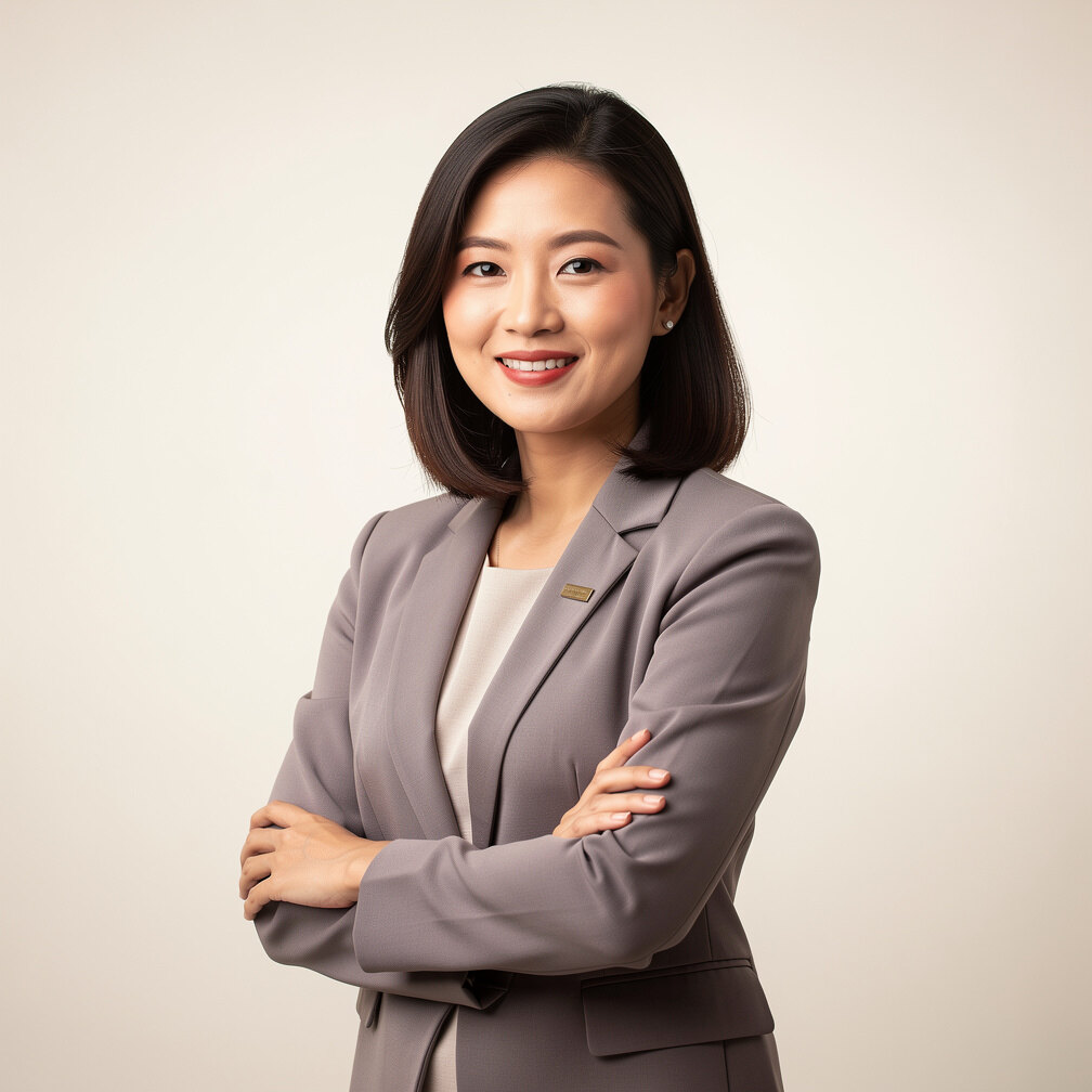 Portrait of a Chinese Singaporean female nutritionist